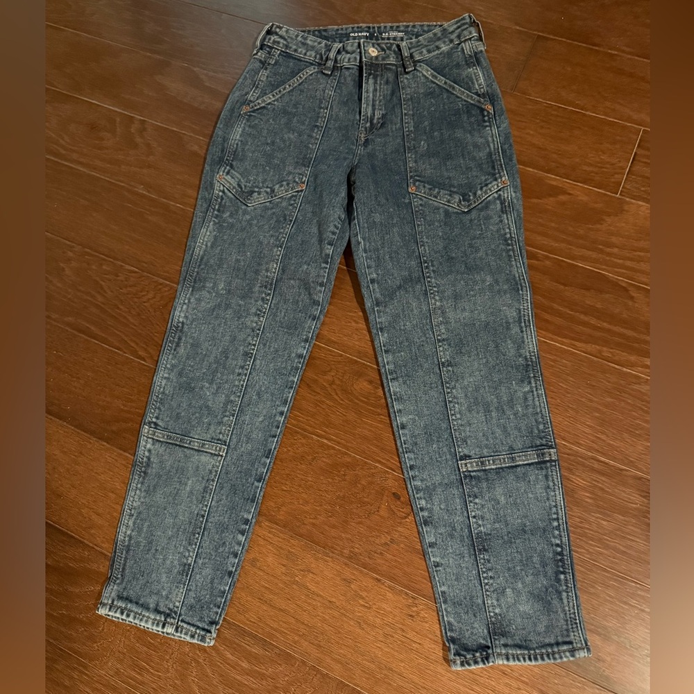 Old Navy Woman’s O.G Straight Jeans secret smooth pockets 6 sold out style